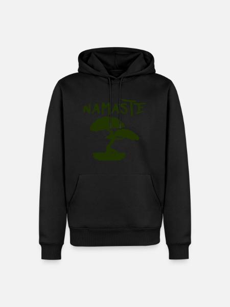 Bonsai Namaste - Men’s Premium Organic Hoodie -