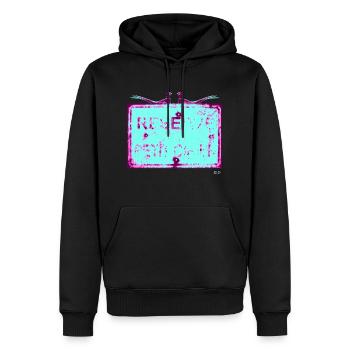 RéservePetitGibier - Männer Premium Bio Hoodie - Schwarz - Vorne - Nico (187cm)