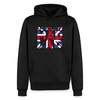 Absolute Mad Lad - Deutschland - Männer Premium Bio Hoodie - Schwarz - Vorne - Nico (187cm)
