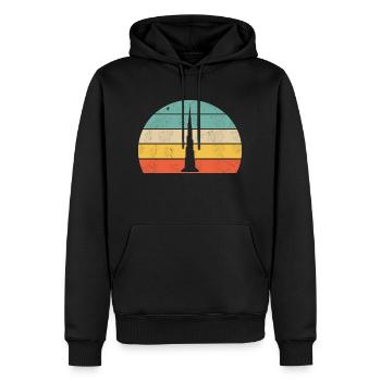 Dubai Shirt - Männer Premium Bio Hoodie - Schwarz - Vorne - Nico (187cm)