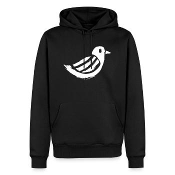 Tauben, Tauben, Tauben, Geschenk, Taubenzüchter, - Männer Premium Bio Hoodie - Schwarz - Vorne - Nico (187cm)