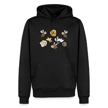 Insects - Men’s Premium Organic Hoodie - black - Front - Nico (187cm)