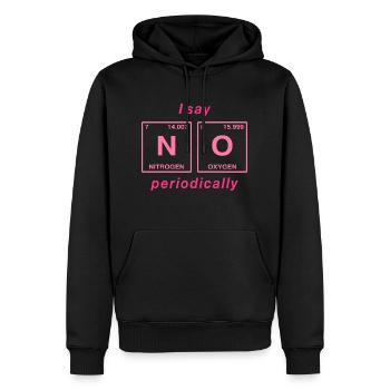 Je dis NON peropdiquement - ne soyez pas un béni-oui-oui! - Sweat à capuche Premium bio Homme - noir - Devant - Nico (187cm)