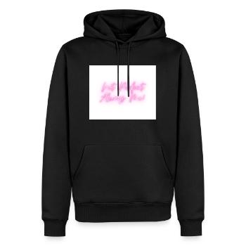 Not Perfect - Männer Premium Bio Hoodie - Schwarz - Vorne - Nico (187cm)