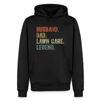 Drôle Tonte De Pelouse T Shirt Entretien De La Pelouse Trucs Cadeau - Sweat à capuche Premium bio Homme - noir - Devant - Nico (187cm)