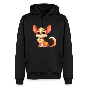 chihuahua - Sweat à capuche Premium bio Homme - noir - Devant - Nico (187cm)