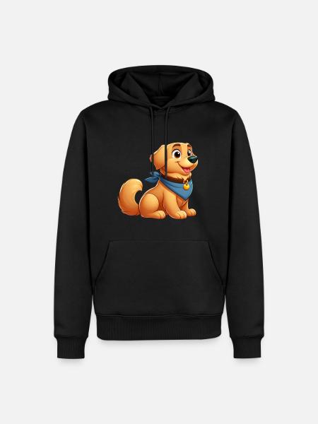 Labrador 3 - Men’s Premium Organic Hoodie - black