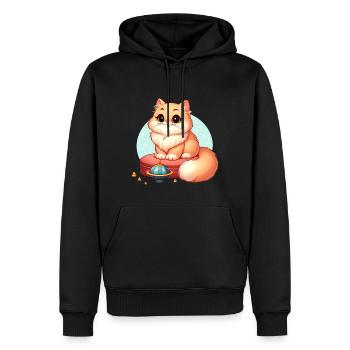 Persisch - Männer Premium Bio Hoodie - Schwarz - Vorne - Nico (187cm)