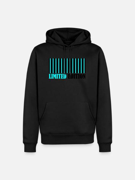 Barcode Édition Limitée - Sweat à capuche Premium bio Homme - noir