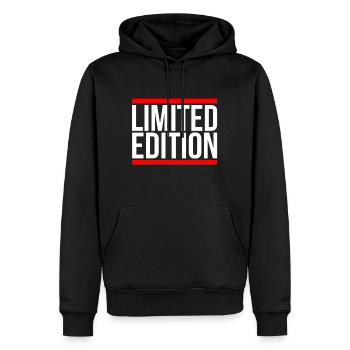 Limited Edition Limited Edition - Men’s Premium Organic Hoodie - black - Front - Nico (187cm)