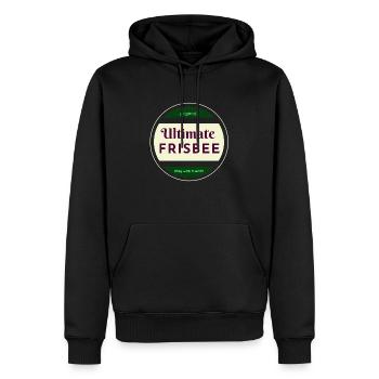 Ulti 15 - Sweat à capuche Premium bio Homme - noir - Devant - Nico (187cm)