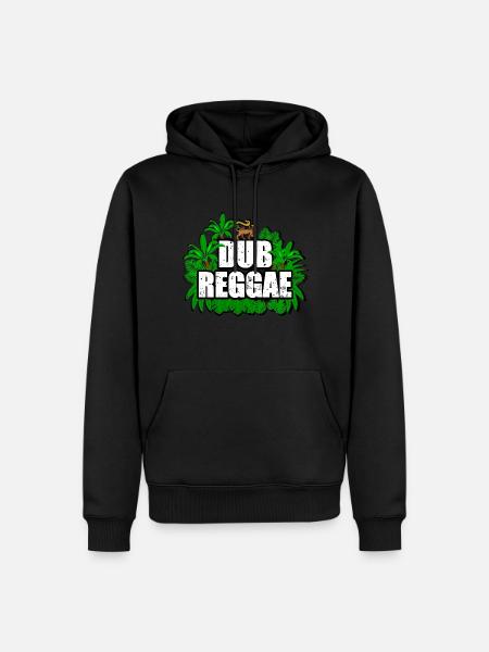 Reggae Dub - Männer Premium Bio Hoodie - Schwarz