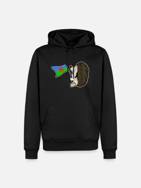 NIGLO SAINTES MARIES - Sweat à capuche Premium bio Homme - noir