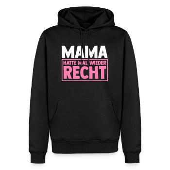 Mutter Muttertag Mama - Männer Premium Bio Hoodie - Schwarz - Vorne - Nico (187cm)