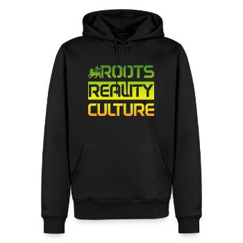 Reggae Musik Rastafari Jamaika - Männer Premium Bio Hoodie - Schwarz - Vorne - Nico (187cm)