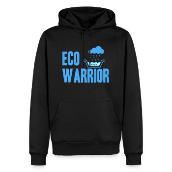 Rainwater tank - collecting rainwater - Men’s Premium Organic Hoodie - black - Front - Nico (187cm)