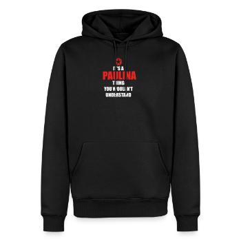 Geschenk it s a thing birthday understand PAULINA - Männer Premium Bio Hoodie - Schwarz - Vorne - Nico (187cm)