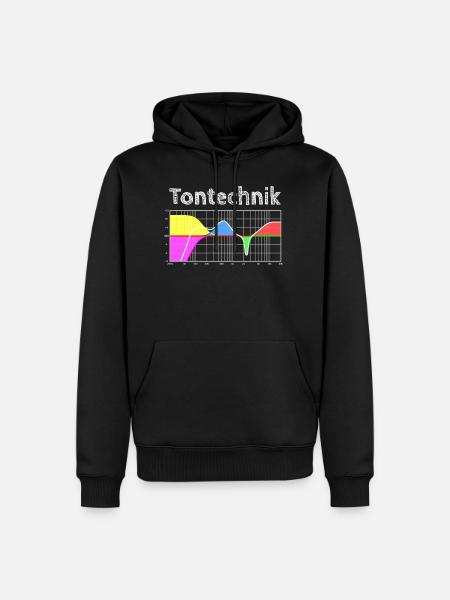 Tontechnik - Parametrischer Equalizer - Männer Premium Bio Hoodie - Schwarz