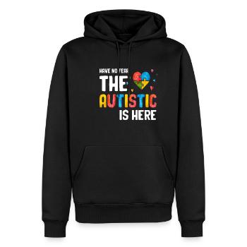 Autismus Geschenk Autist Asperger ADHS Autism - Männer Premium Bio Hoodie - Schwarz - Vorne - Nico (187cm)