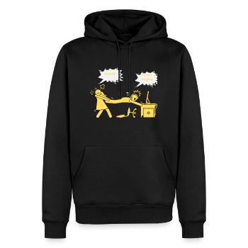 Konsolen Freak - Männer Premium Bio Hoodie - Schwarz - Vorne - Nico (187cm)