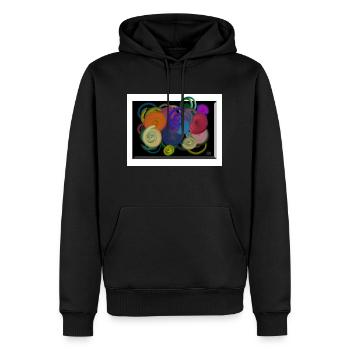 Colorful balls - Men’s Premium Organic Hoodie - black - Front - Nico (187cm)