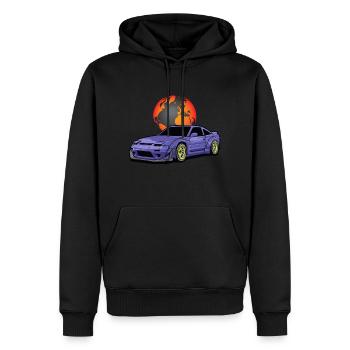 JDM DRIFT CAR - Men’s Premium Organic Hoodie - black - Front - Nico (187cm)
