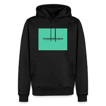 DerIngwerKobold - Männer Premium Bio Hoodie - Schwarz - Vorne - Nico (187cm)