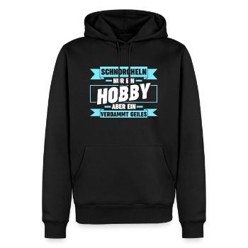 Schullehrer Lehrer - Männer Premium Bio Hoodie - Schwarz - Vorne - Nico (187cm)