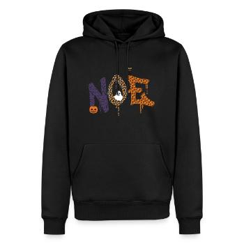 Noah Name Personalisiertes Geschenk name noe - Männer Premium Bio Hoodie - Schwarz - Vorne - Nico (187cm)