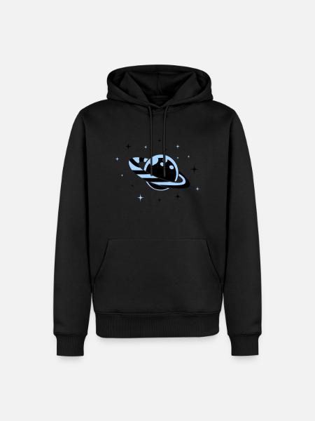 Planet 01 - Men’s Premium Organic Hoodie - black