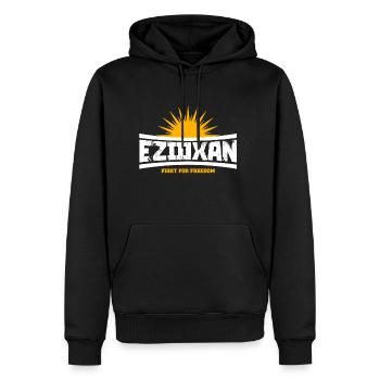Fighting for freedom Yazidis - Men’s Premium Organic Hoodie - black - Front - Nico (187cm)