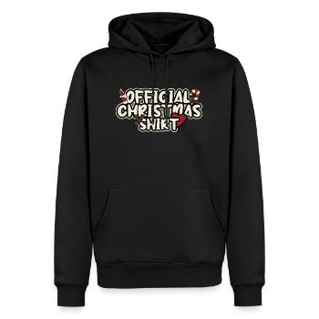 Official Christmas Shirt - Männer Premium Bio Hoodie - Schwarz - Vorne - Nico (187cm)