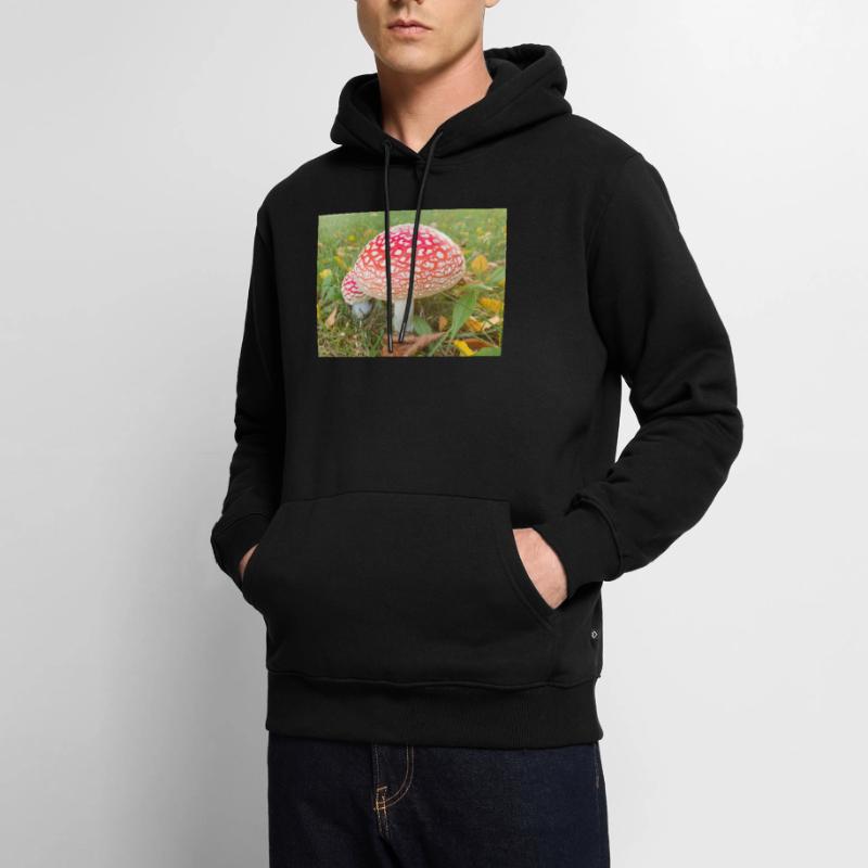 fly agaric also toadstool Men’s Premium Organic Hoodie