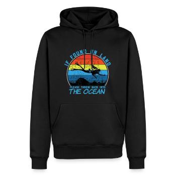 Taucher Tauchen Design Schnorcheln - Männer Premium Bio Hoodie - Schwarz - Vorne - Nico (187cm)
