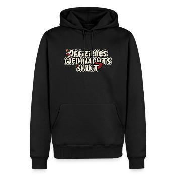 Offizielles Weihnachtsshirt Weihnachten - Männer Premium Bio Hoodie - Schwarz - Vorne - Nico (187cm)
