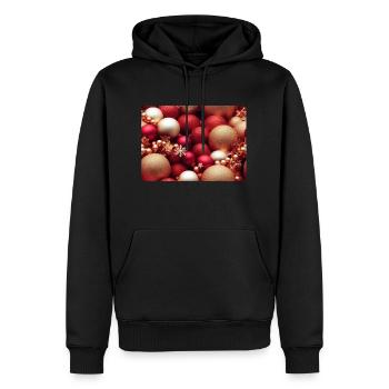 Décorations de Noël - Sweat à capuche Premium bio Homme - noir - Devant - Nico (187cm)