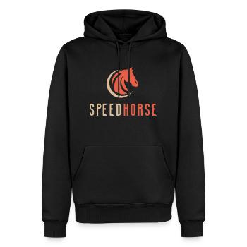 IMG 0349 - Männer Premium Bio Hoodie - Schwarz - Vorne - Nico (187cm)