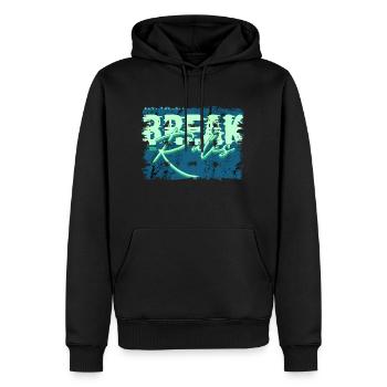 Vertraue dir selbst Bremsregeln Zitat Humor Cool Retro - Männer Premium Bio Hoodie - Schwarz - Vorne - Nico (187cm)