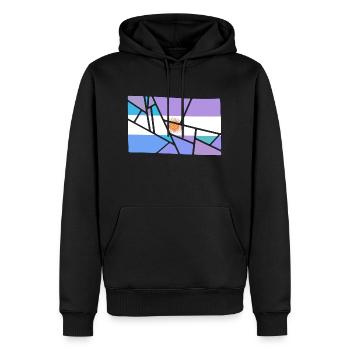 Argentina - Men’s Premium Organic Hoodie - black - Front - Nico (187cm)