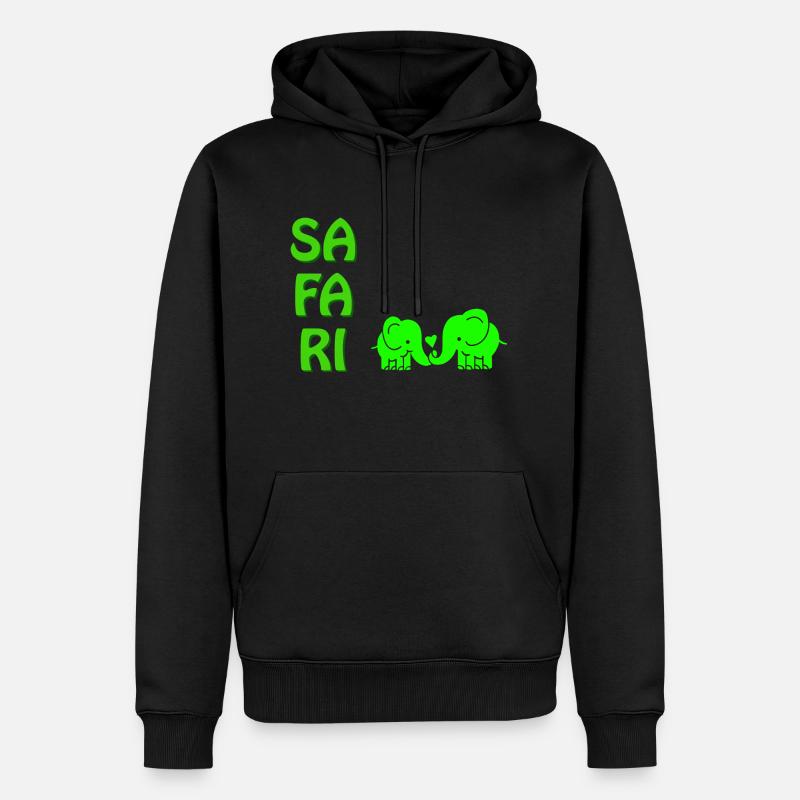 SA FA RI - Männer Premium Bio Hoodie - Schwarz