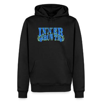 Inneres Wachstum - Männer Premium Bio Hoodie - Schwarz - Vorne - Nico (187cm)