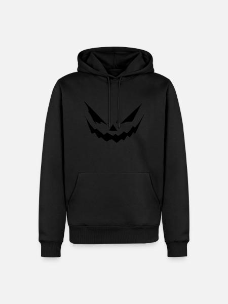 Spooky Pumpkin Silhouette - Men’s Premium Organic Hoodie - 