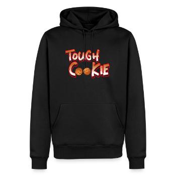 Hart im Nehmen - Männer Premium Bio Hoodie - Schwarz - Vorne - Nico (187cm)