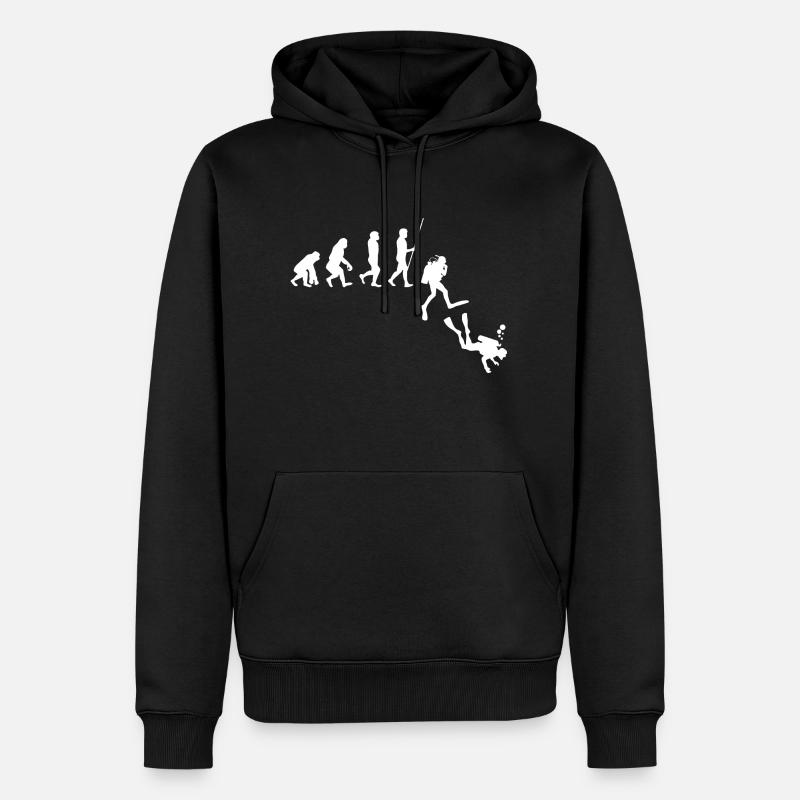 Revolution - Männer Premium Bio Hoodie - Schwarz