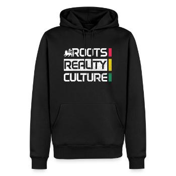 Reggae Musik Rastafari Jamaika - Männer Premium Bio Hoodie - Schwarz - Vorne - Nico (187cm)