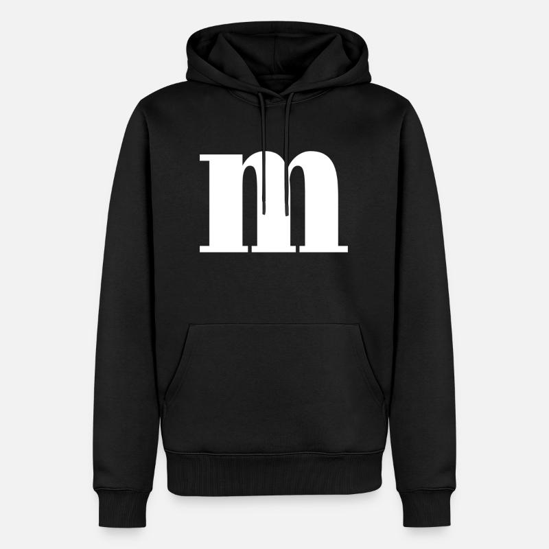 M et M Karnaval - Sweat à capuche Premium bio Homme - noir
