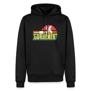 Retro Vintage Gardener Awesome T-Shirt Present - Männer Premium Bio Hoodie - Schwarz - Vorne - Nico (187cm)