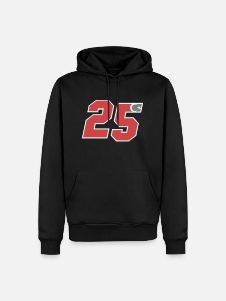 Erzurum - Sweat à capuche Premium bio Homme - noir
