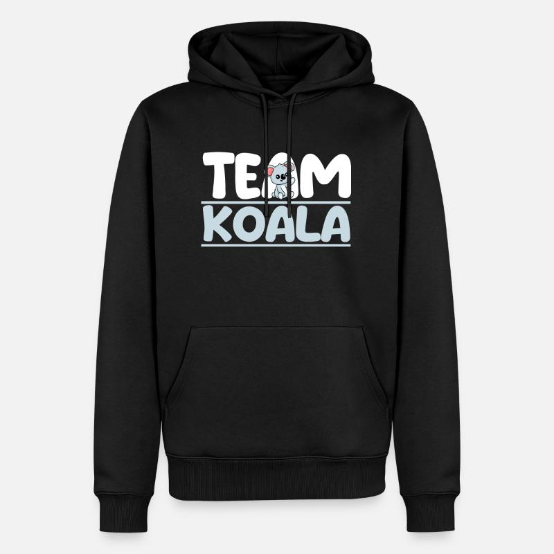 Koala Ours Koala - Sweat à capuche Premium bio Homme - noir