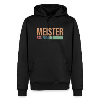 Champion Est. 2024 - Sweat à capuche Premium bio Homme - noir - Devant - Nico (187cm)